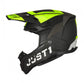 Just1 J22 Youth MX Helmet - Carbon Adrenaline Black/Yellow