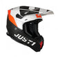 Just1 J22 Youth MX Helmet - Carbon Adrenaline Orange