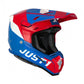 Just1 J22 Youth MX Helmet - Carbon Adrenaline Red/Blue