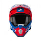 Just1 J22 Youth MX Helmet - Carbon Adrenaline Red/Blue