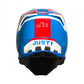 Just1 J22 Youth MX Helmet - Carbon Adrenaline Red/Blue