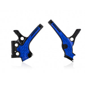 Acerbis X-Grip Frame Guards - Yamaha YZ85 19-21 - Blue/Black