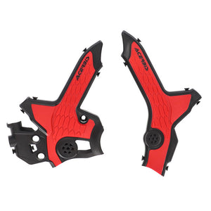 Acerbis X-Grip Frame Guards - Honda CRF300L 21-24 - Red/Black