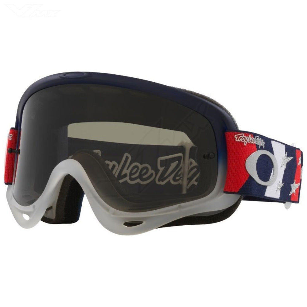 Oakley O-Frame Adult TLD MX Goggles - RWB Stars - Dark Grey Lens