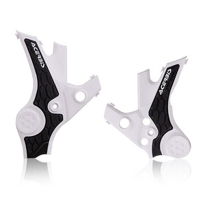 Acerbis X-Grip Frame Guards - Honda Africa Twin 16-25 - Black/White