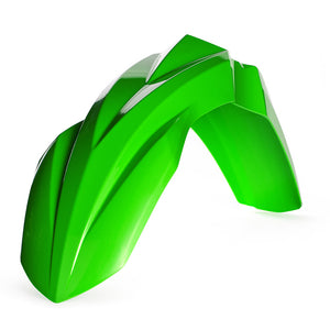 Acerbis Front Mud Guard - Kawasaki KX 18-26 - OEM Green