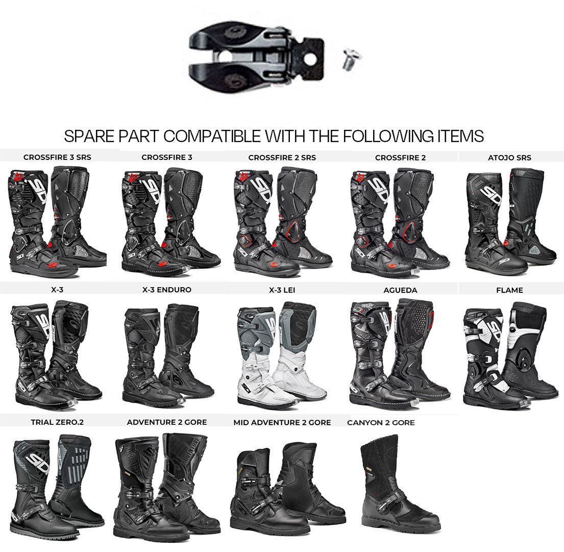 Sidi MX Buckle – Crossfire/Canyon/Adventure 2 – Black
