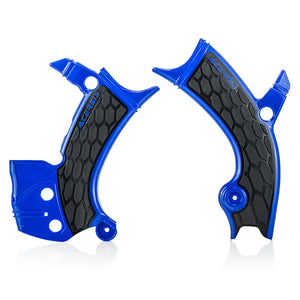 Acerbis X-Grip Frame Guards - Yamaha YZF/WRF 18-23 - Blue/Black