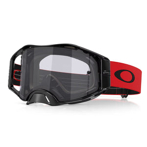 Oakley Airbrake Lite MX Goggle – Moto Red – Light Grey Lens