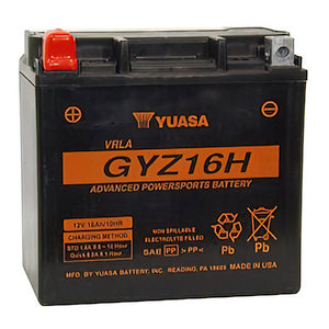 Yuasa GYZ16-H Factory Sealed Battery – 240cca
