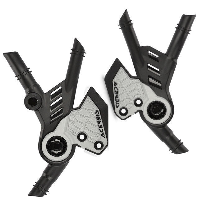 Acerbis X-Grip Frame Guards - BMW R1200/1250GS 13-23 - Black/Silver
