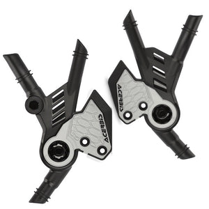 Acerbis X-Grip Frame Guards - BMW R1200/1250GS 13-23 - Black/Silver