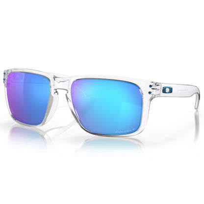 Oakley Holbrook XL Sunglasses – Polish Clear – Prizm Sapphire Polarized Lens