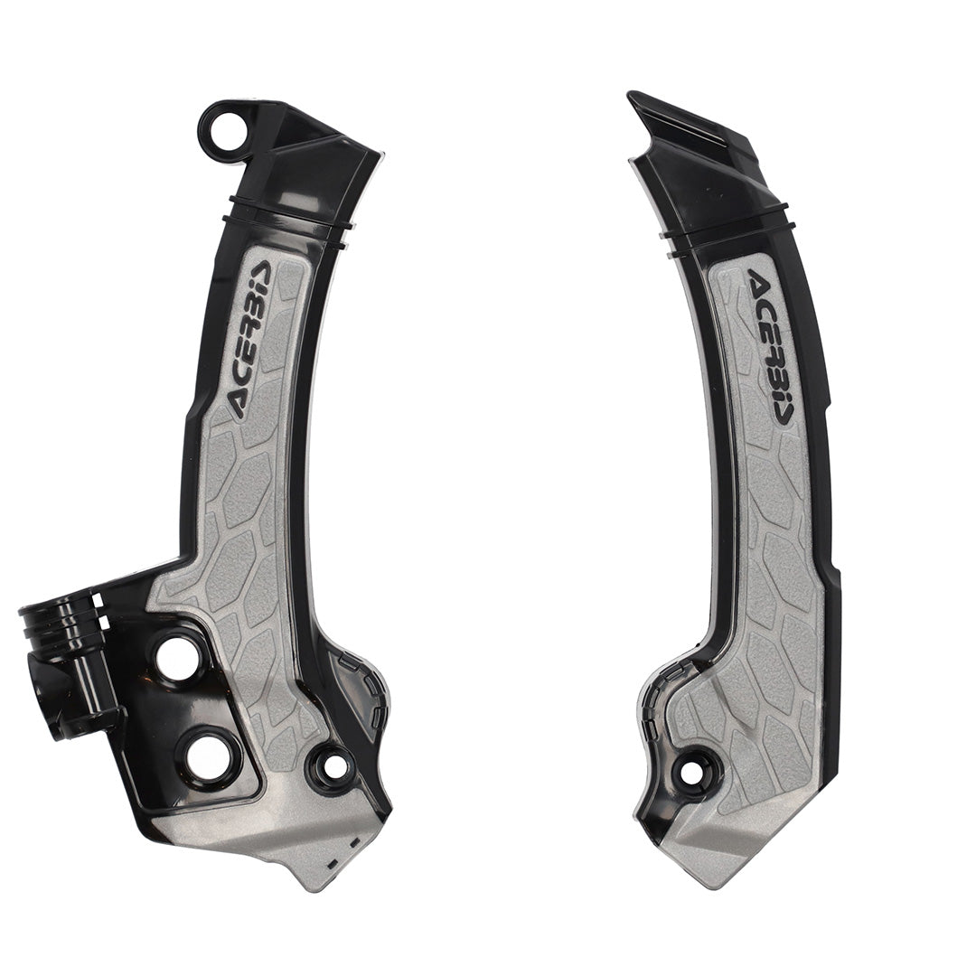 Acerbis X-Grip Frame Guards - Husqvarna FC/TC/FE/TE 23-25 - Black/Grey