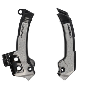 Acerbis X-Grip Frame Guards - Husqvarna FC/TC/FE/TE 23-25 - Black/Grey