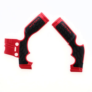 Acerbis X-Grip Frame Guards - GasGas Husqvarna KTM 65 14-23 - Red/Black