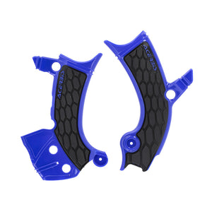 Acerbis X-Grip Frame Guards - WR250/450F 24-26 - Black/Blue