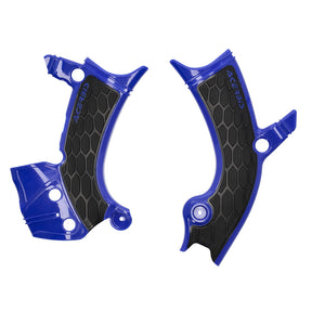 Acerbis X-Grip Frame Guards - Yamaha YZF/WRF 23-26 - Blue/Black