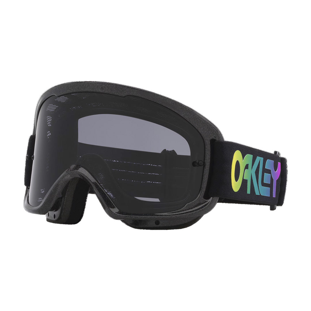Oakley O-Frame 2.0 Pro MTB Adult MX Goggles - Galaxy B1B Black - Dark Grey Lens