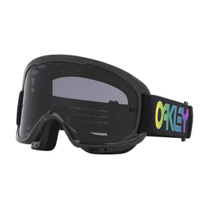 Oakley O-Frame 2.0 Pro MTB Adult MX Goggles - Galaxy B1B Black - Dark Grey Lens