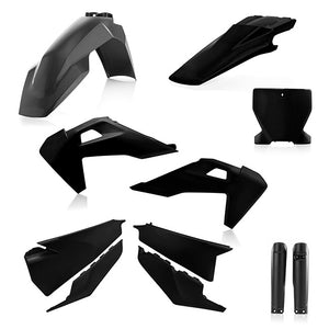 Acerbis Full Plastic Kit - Husqvarna FC/TC 19-22 - Black