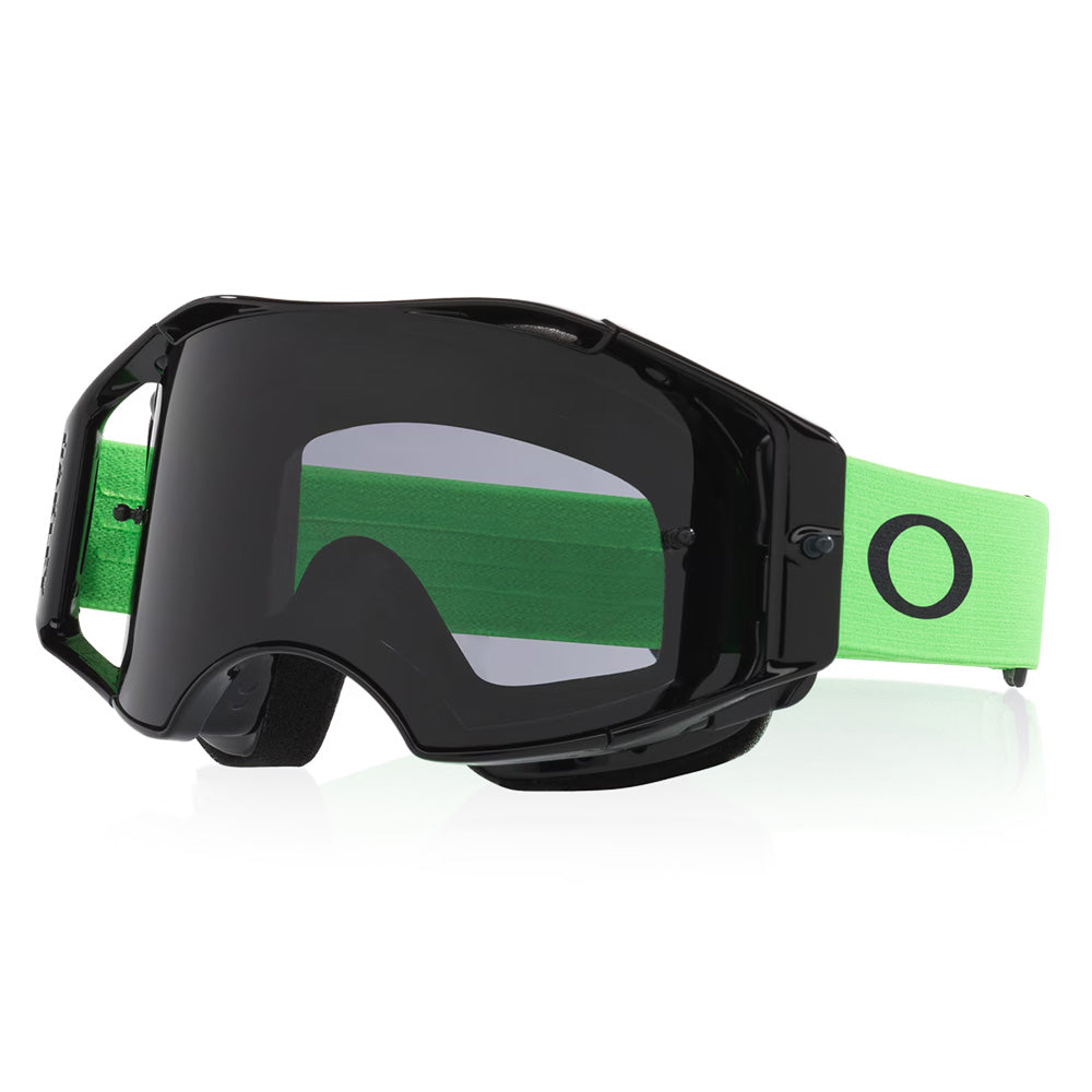 Oakley Airbrake Lite MX Goggle – Moto Green – Dark Grey Lens Oakley