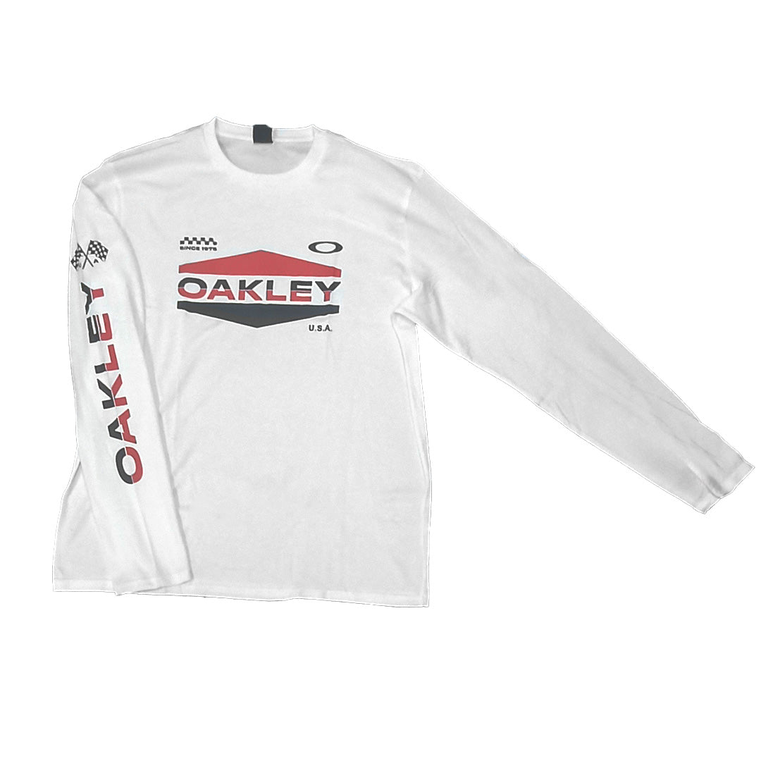 Oakley Motocross LS Shirt – White
