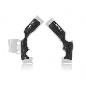 Acerbis X-Grip Frame Guards - GasGas Husqvarna KTM 65 14-23 - White/Black