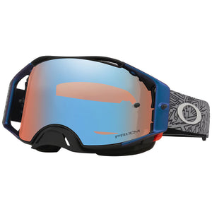 Oakley AirBrake Adult MX Goggles - Grey Strike - Prizm Sapphire Iridium Lens