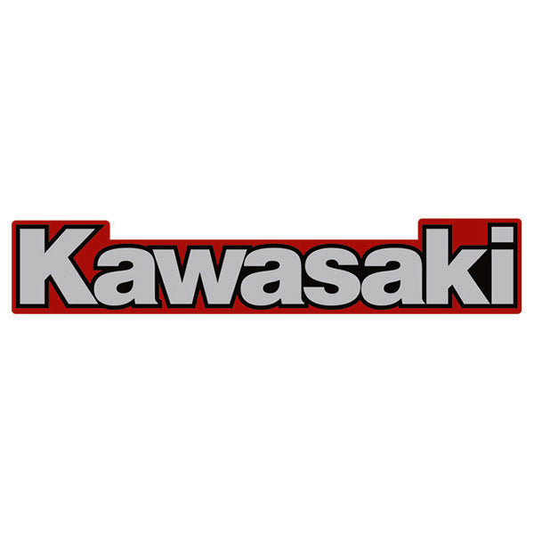 Kawasaki Side Logo Red/Black Sticker