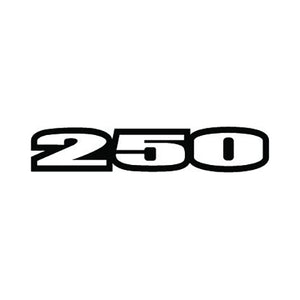Suzuki LTF250 Ozark 03-13 Sticker - White