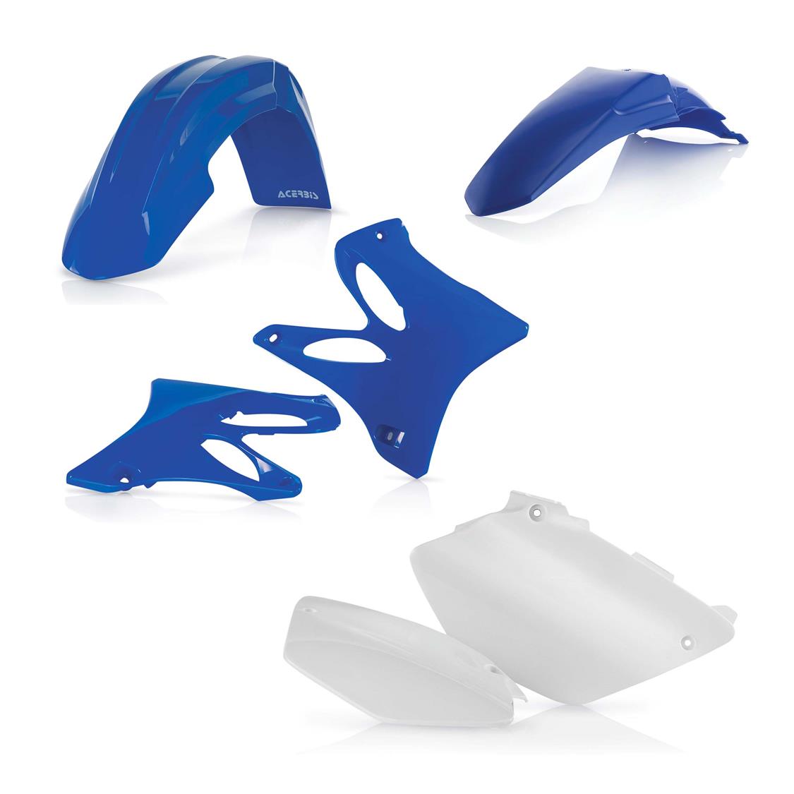 Acerbis Plastic Kit - Yamaha YZ 06-014 - White/Blue