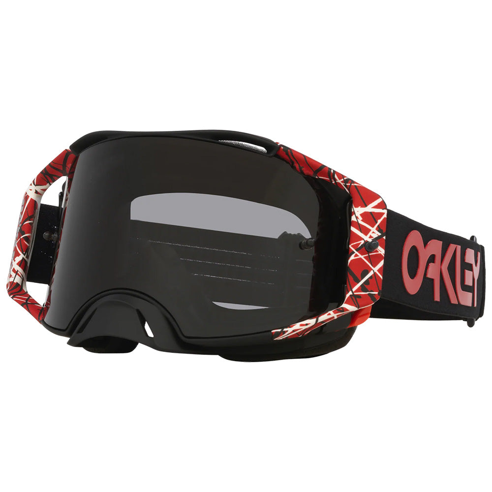 Oakley AirBrake Adult MX Goggles -  Red Eddie - Dark Grey Lens