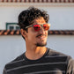 Oakley Frogskins Sunglasses – Matte Grey Smoke – Prizm Ruby Lens