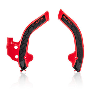Acerbis X-Grip Frame Guards - Beta 125-480 20-24 - Black/Red