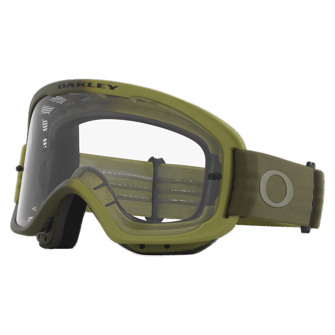 Oakley O-Frame 2.0 Pro MTB Adult MX Goggles - Fern Dark Brush - Clear Lens