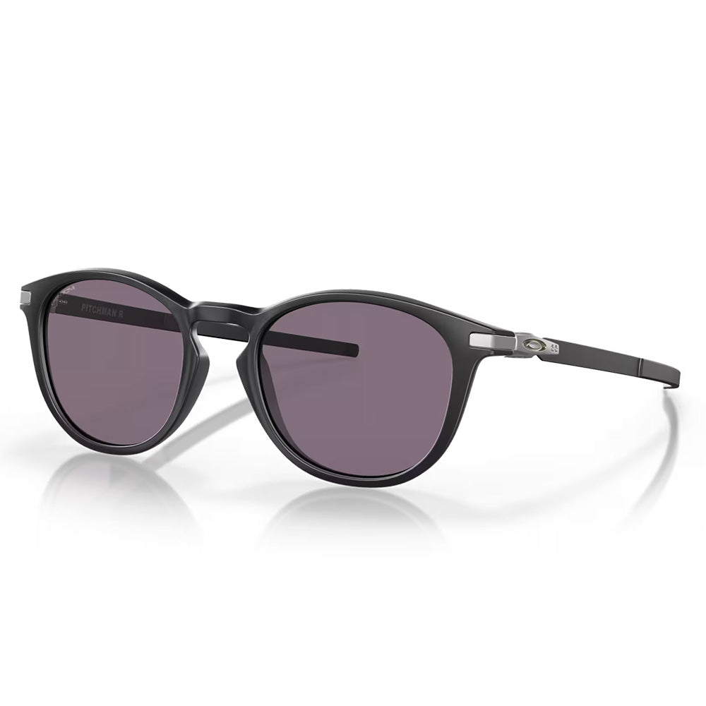 Oakley Pitchman R Sunglasses – Satin Black – Prizm Grey lens