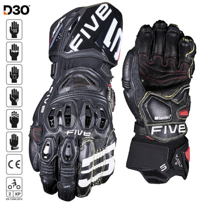 Five RFX Pro Race Gloves – Black