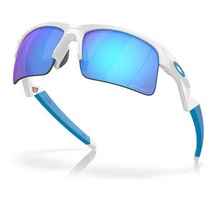 Oakley Capacitor Youth Sunglasses – Polished White – Prizm Sapphire Lens