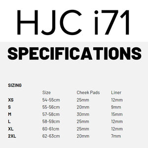 HJC i71 Helmet - Zest MC1