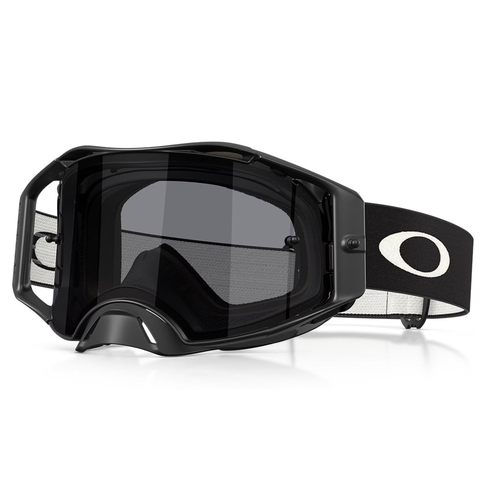 Oakley Airbrake Lite MX Goggle – Matte Black – Dark Grey Lens