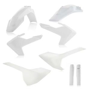 Acerbis Full Plastic Kit - Husqvarna FE/TE 17-19 - White