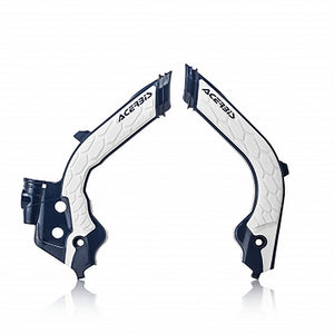 Acerbis X-Grip Frame Guards - Husqvarna GasGas 125-450 19-23 - Blue/White