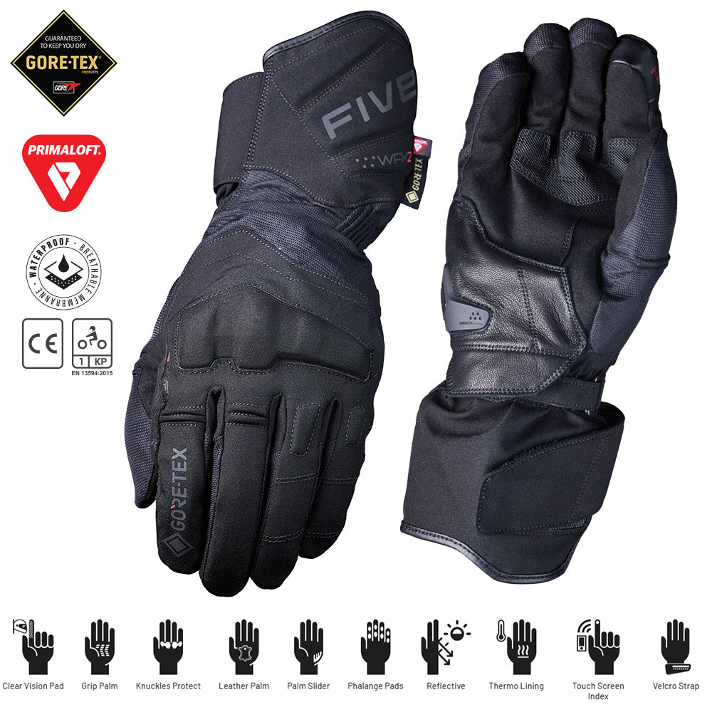 Five WFX2 Evo GTX Gloves - Waterproof - Black