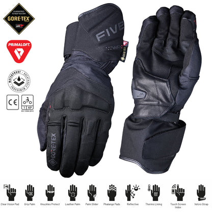 Five WFX2 Evo GTX Gloves - Waterproof - Black