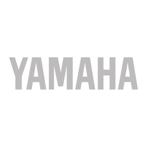 Yamaha Logo Tank 120mm Sticker - Silver