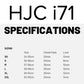 HJC i71 Zest Road Helmet – MC1 2XL