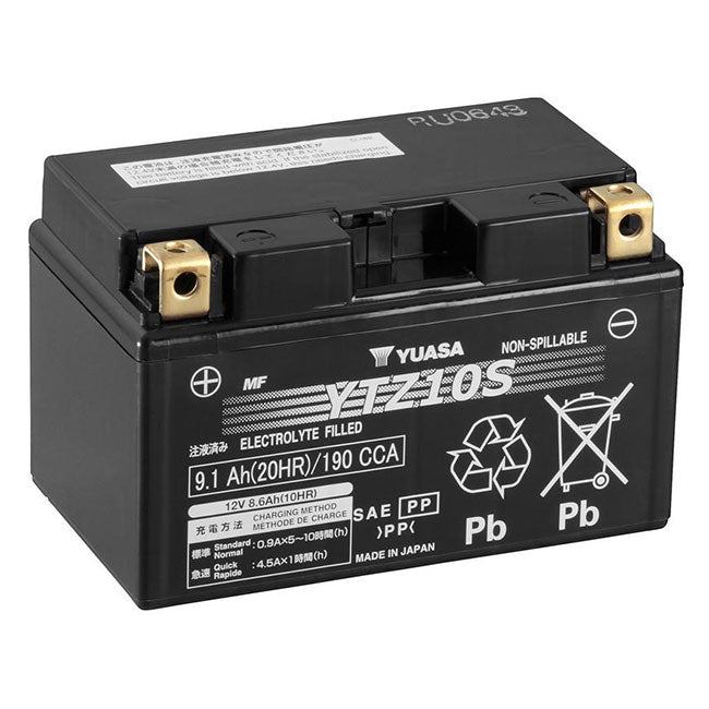Yuasa YTZ10S Factory Sealed Battery – 190cca