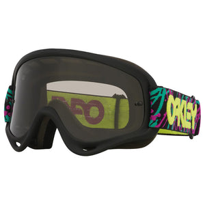 Oakley O-Frame Adult MX Goggles - Jaxson Black - Light Grey Lens