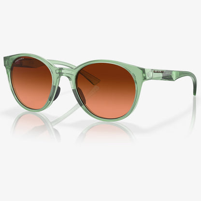Oakley Spindrift Sunglasses – Transparent Jade – Prizm Brown Gradient Lens